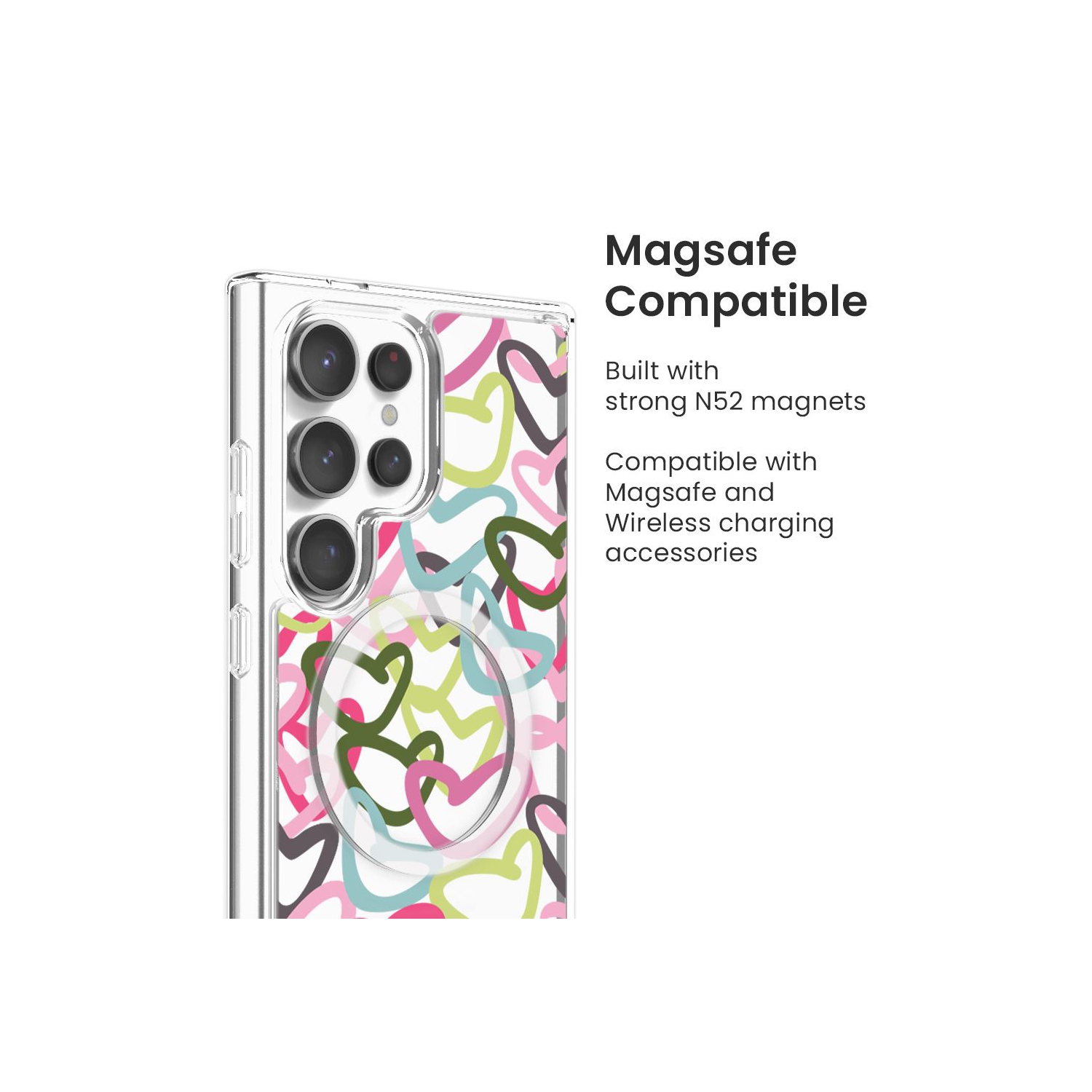 Samsung Galaxy S24 Ultra Clear Case - Graffiti Design