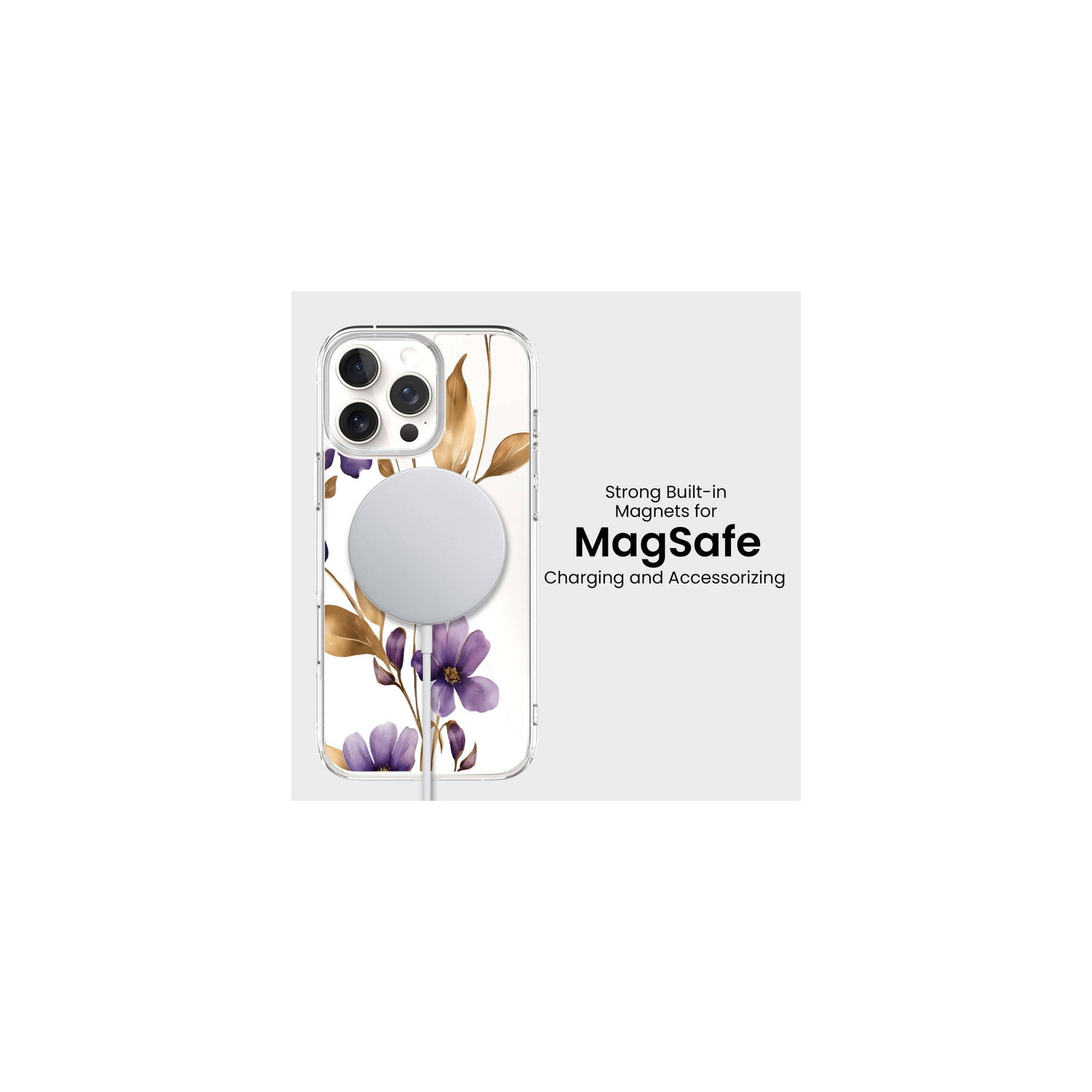 iPhone 12 Mini - MagSafe La Lune by Nicole, Black Line Art