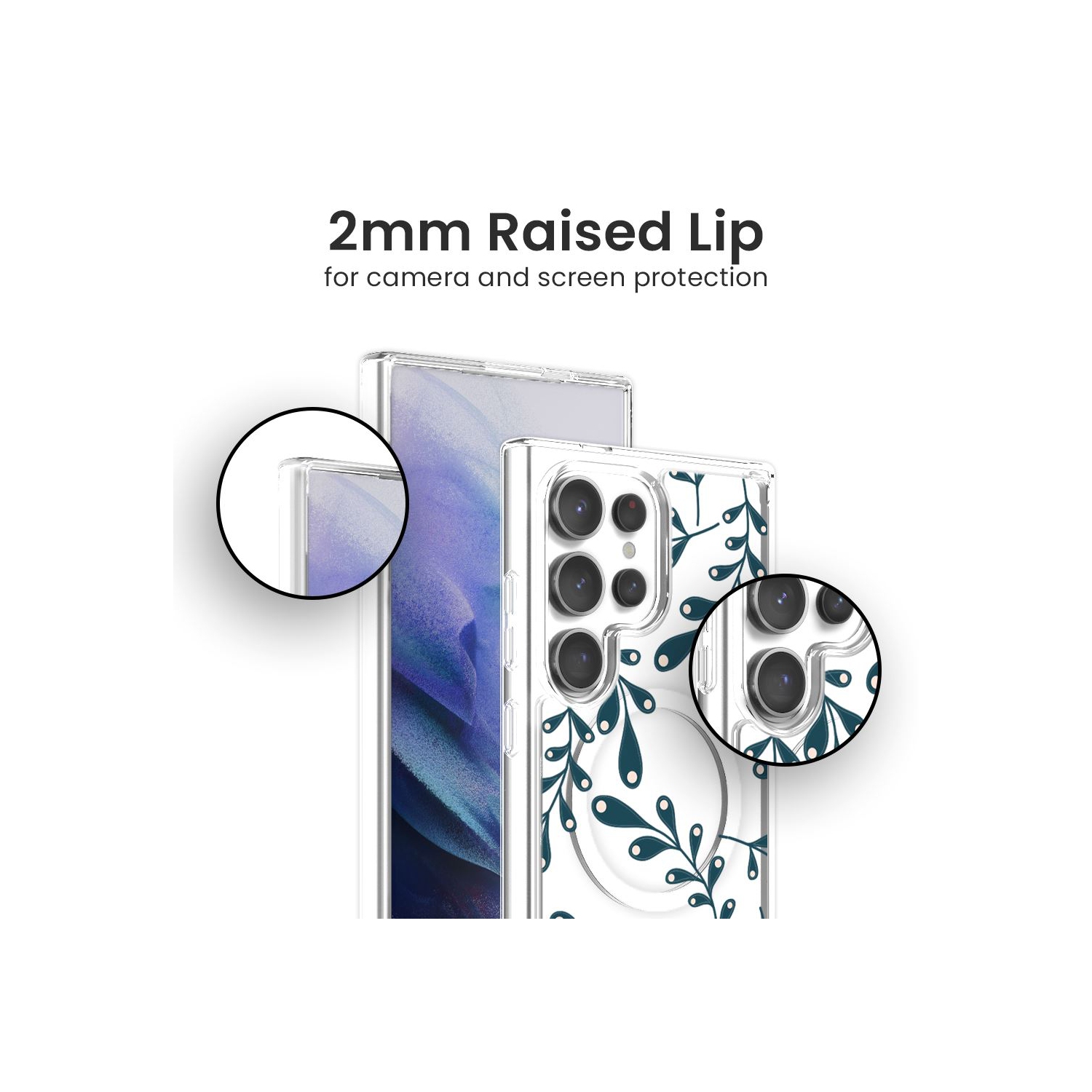 Samsung Galaxy S24 Ultra Clear Case - Lullaby Design