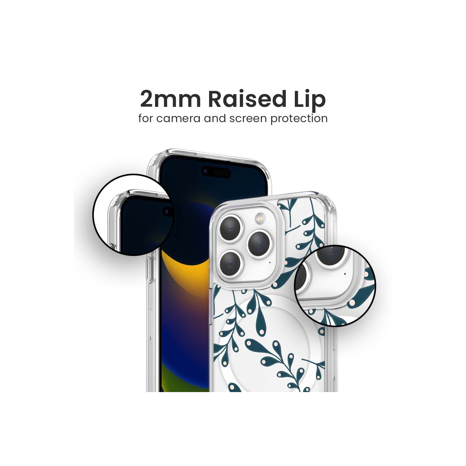 iPhone 15 Pro Max Clear Case - Lullaby Design