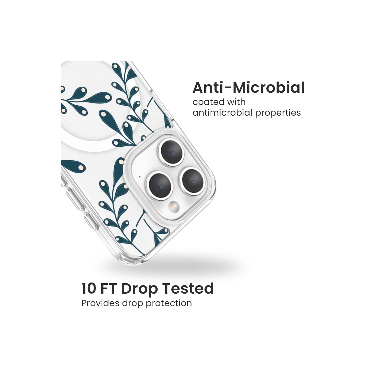 iPhone 15 Pro Max Clear Case - Lullaby Design