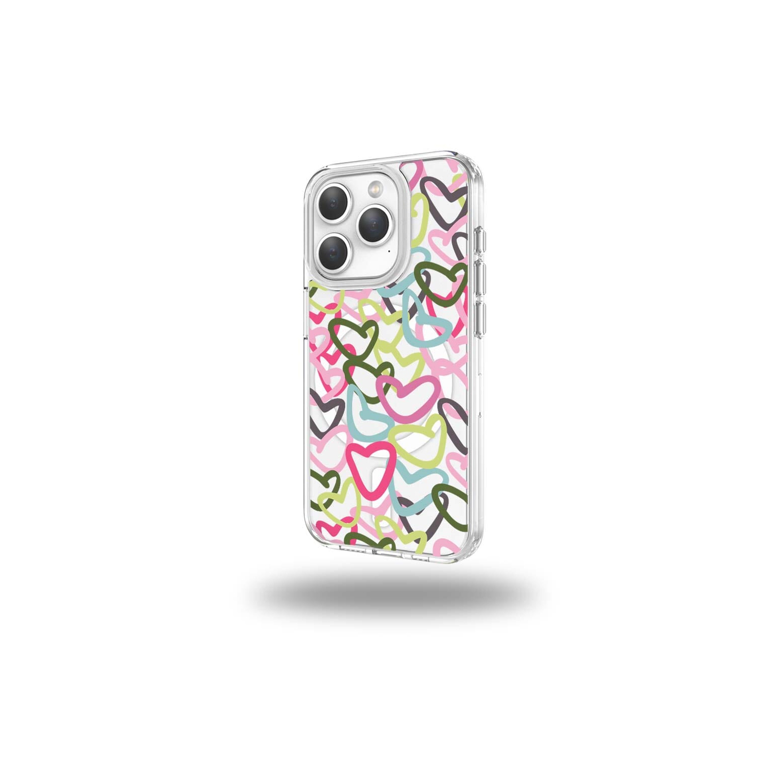 iPhone 15 Pro Max Clear Case - Graffiti Design