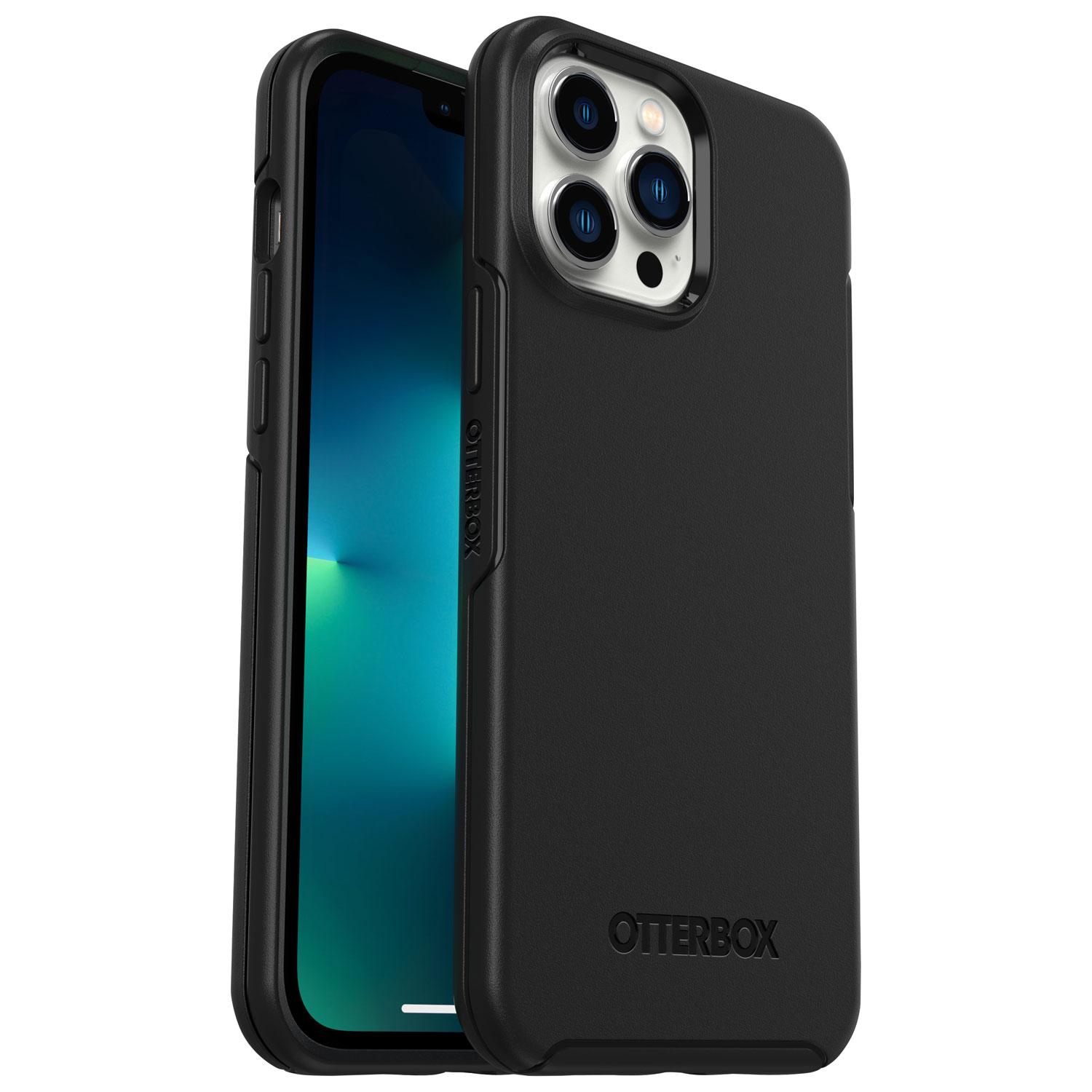 OtterBox Symmetry Fitted Hard Shell Case for iPhone 13 Pro Max/12 Pro Max - Black