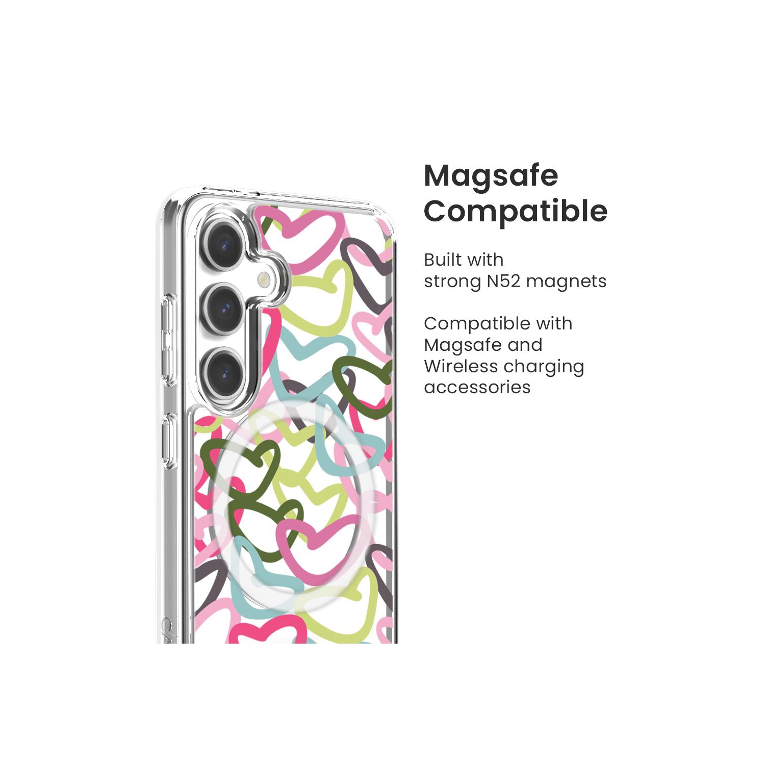 Samsung Galaxy S24 Clear Case - Graffiti Design