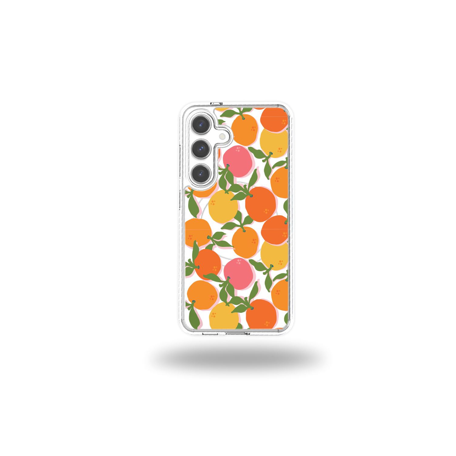 Samsung Galaxy S24 Clear Case - Orange You Clever Design