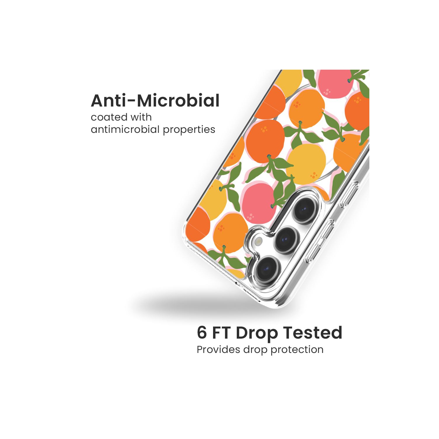 Samsung Galaxy S24 Clear Case - Orange You Clever Design