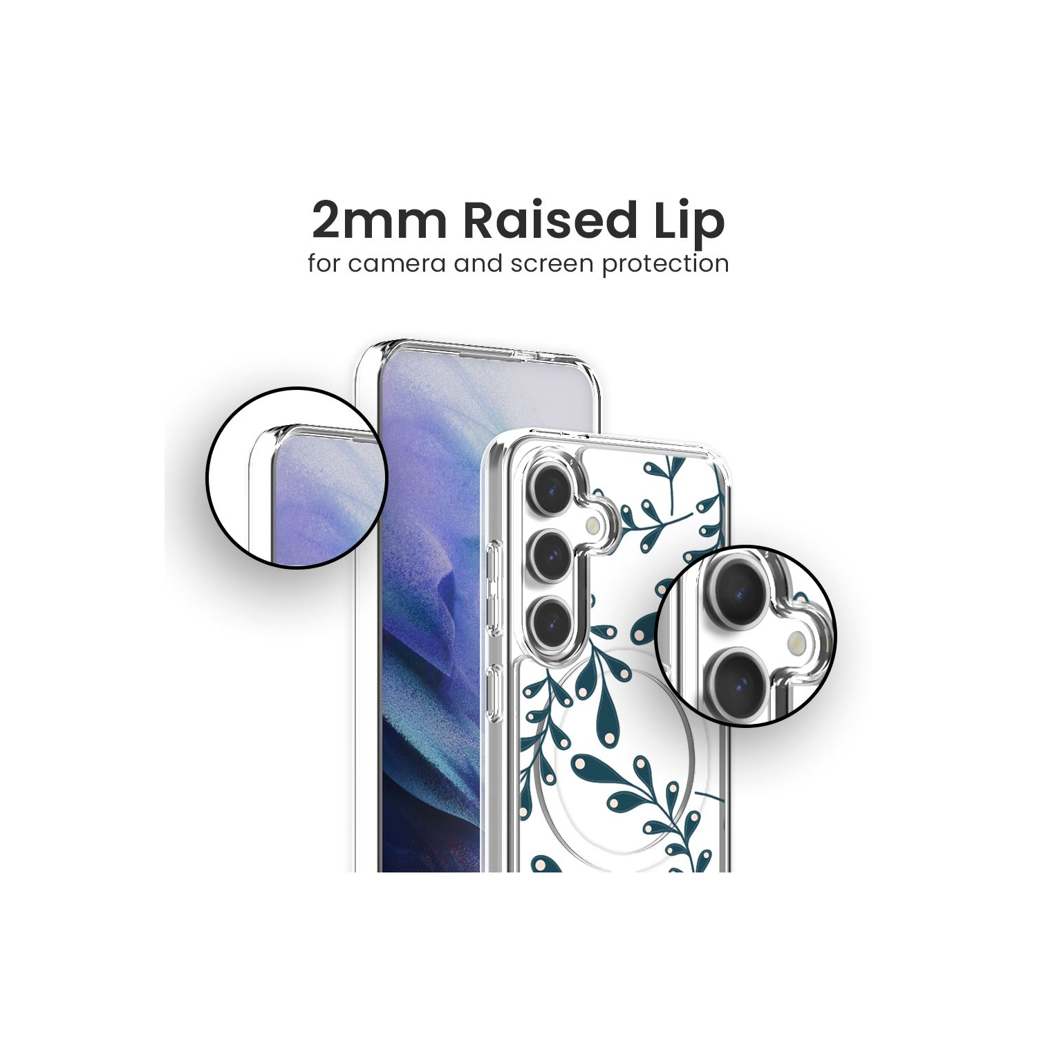 Samsung Galaxy S24 Clear Case - Lullaby Design