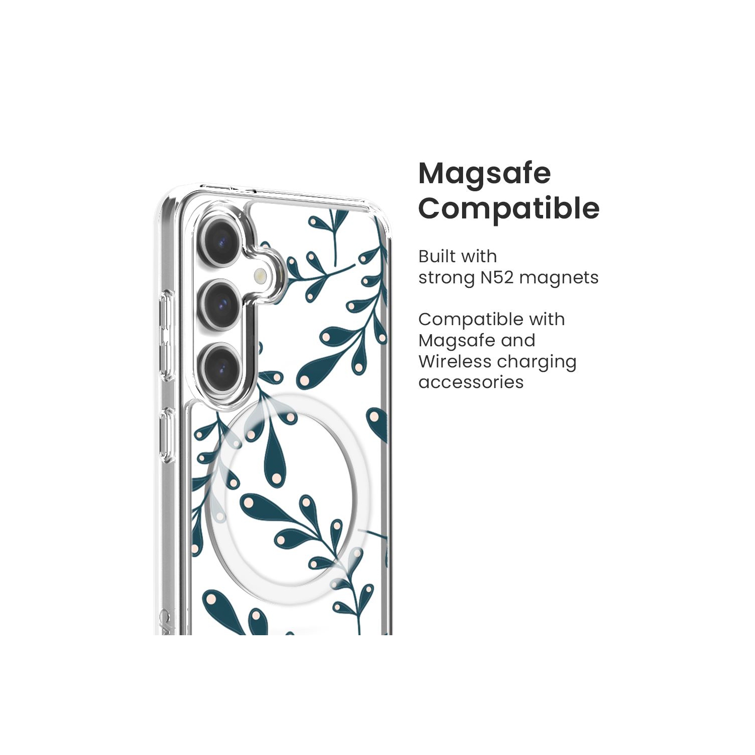 Samsung Galaxy S24 Clear Case - Lullaby Design