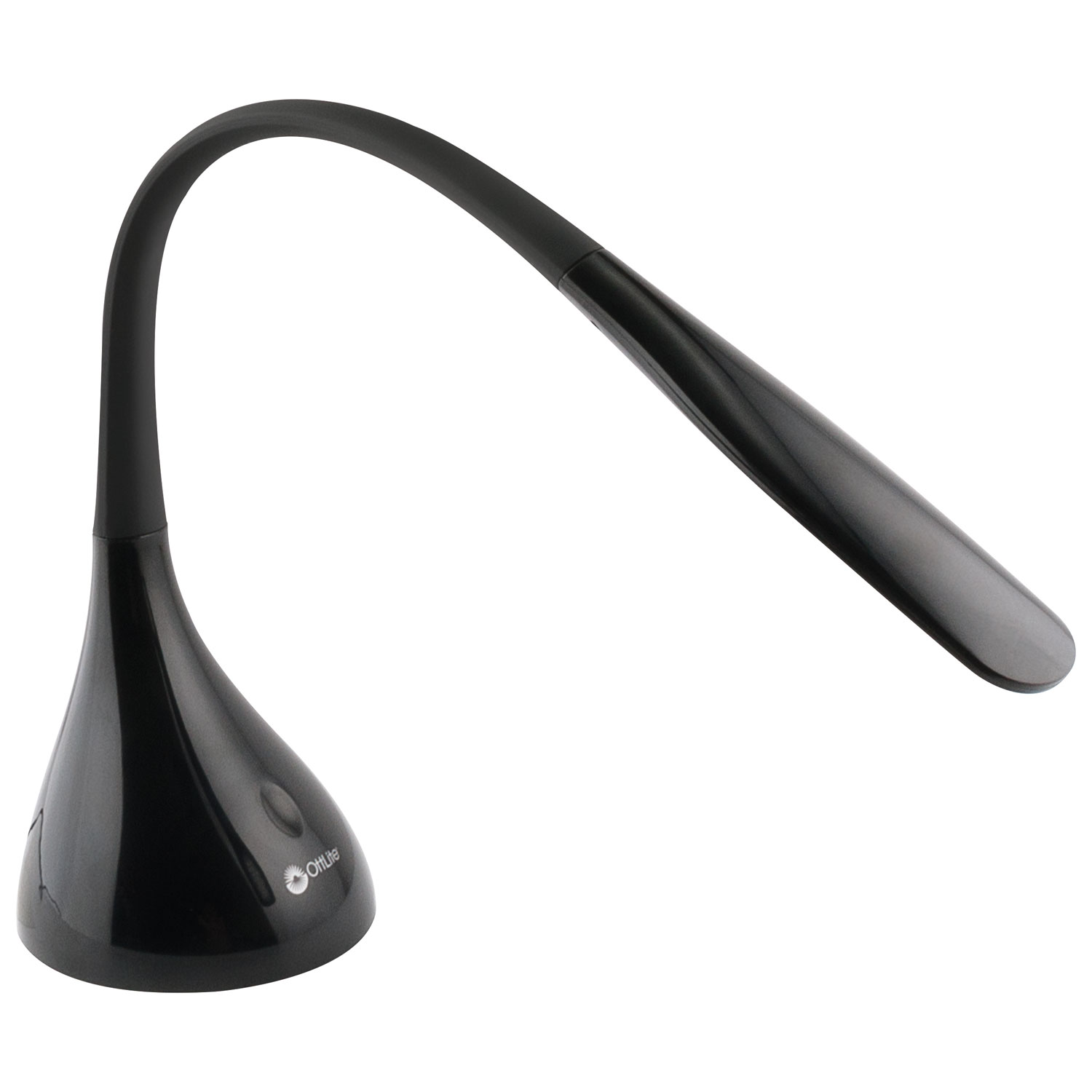 Lampe de bureau DEL traditionnelle Creative Curves d'OttLite - Noir