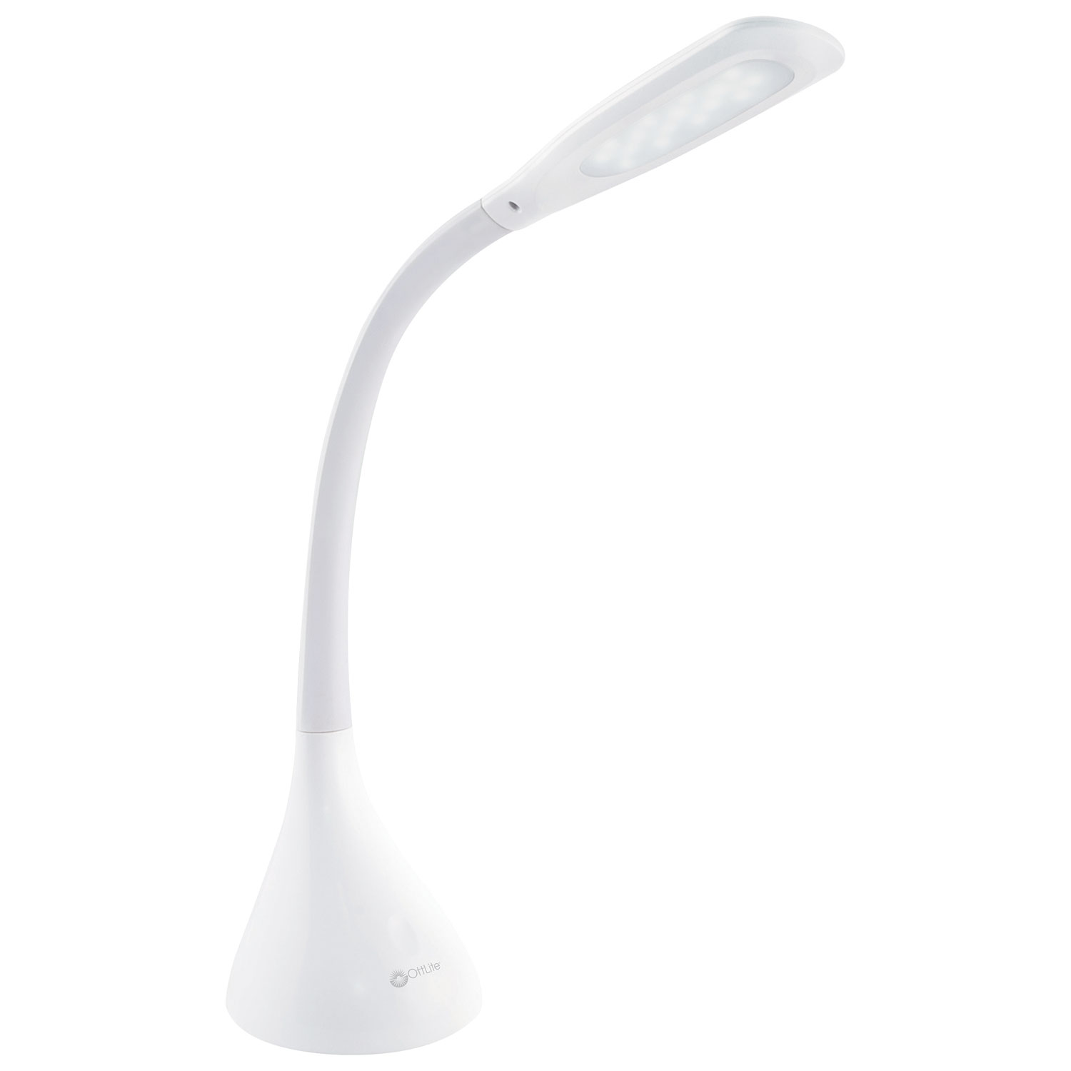 OttLite Creative Curves Traditional LED Desk Lamp - White