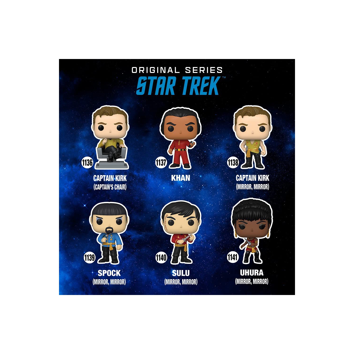 Pop Television Star Trek The Original Series 3.75 Inch Action Figure - Khan #1137