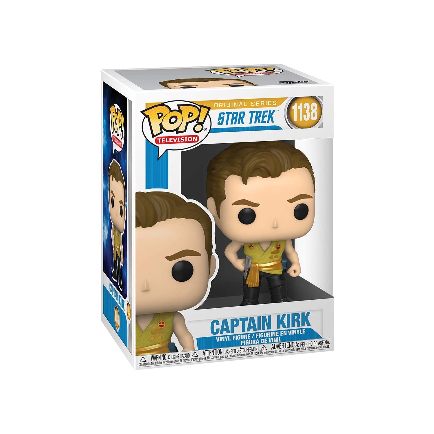 Pop Television Star Trek The Original Series 3.75 Inch Action Figure - Mirror Captain Kirk #1138