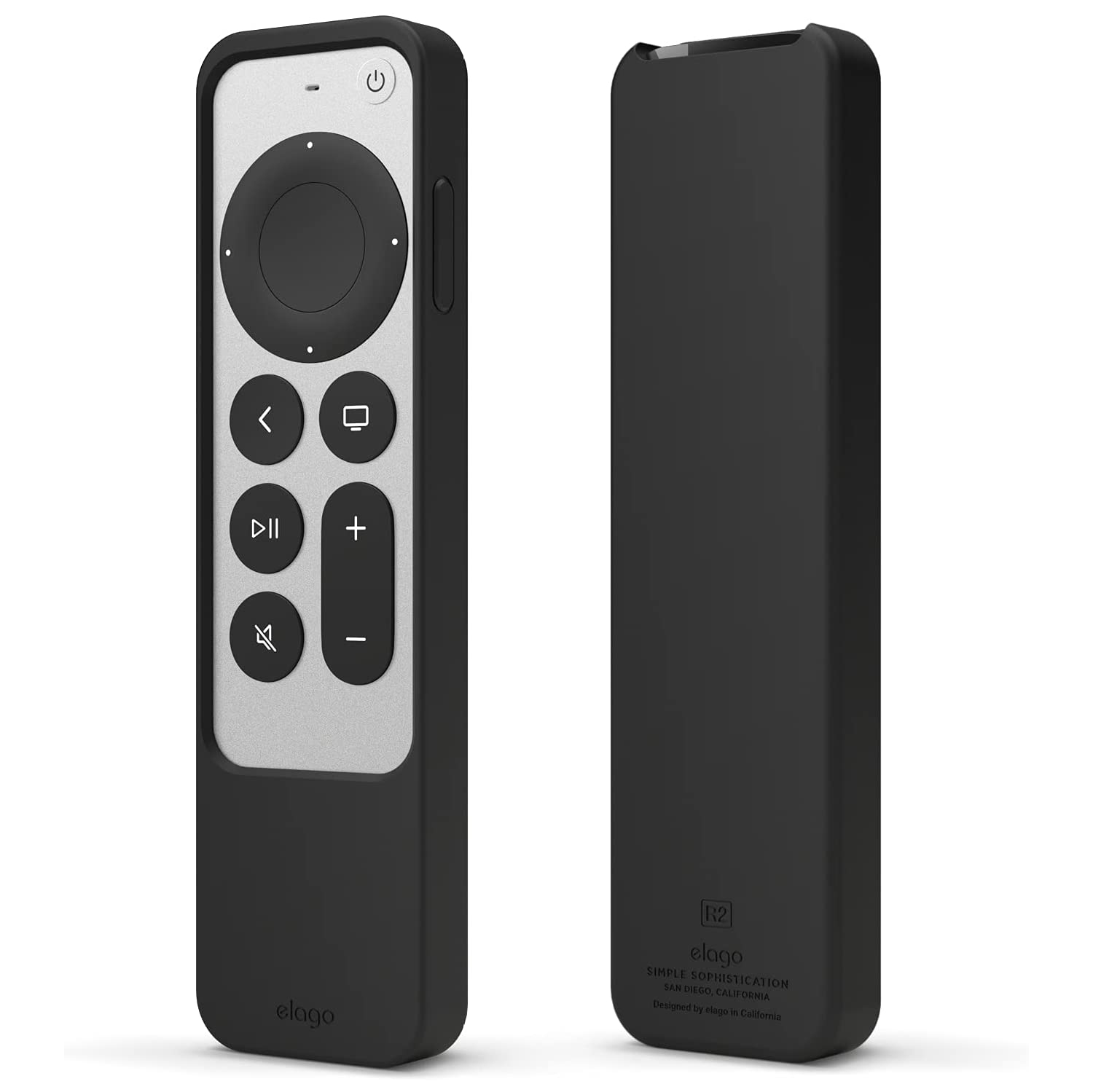 elago R2 Slim Case Compatible with 2021 Apple TV 4K HD Siri Remote 2nd Generation - Slim Design, Light Weight, Scratch-Free Silicone, Shock