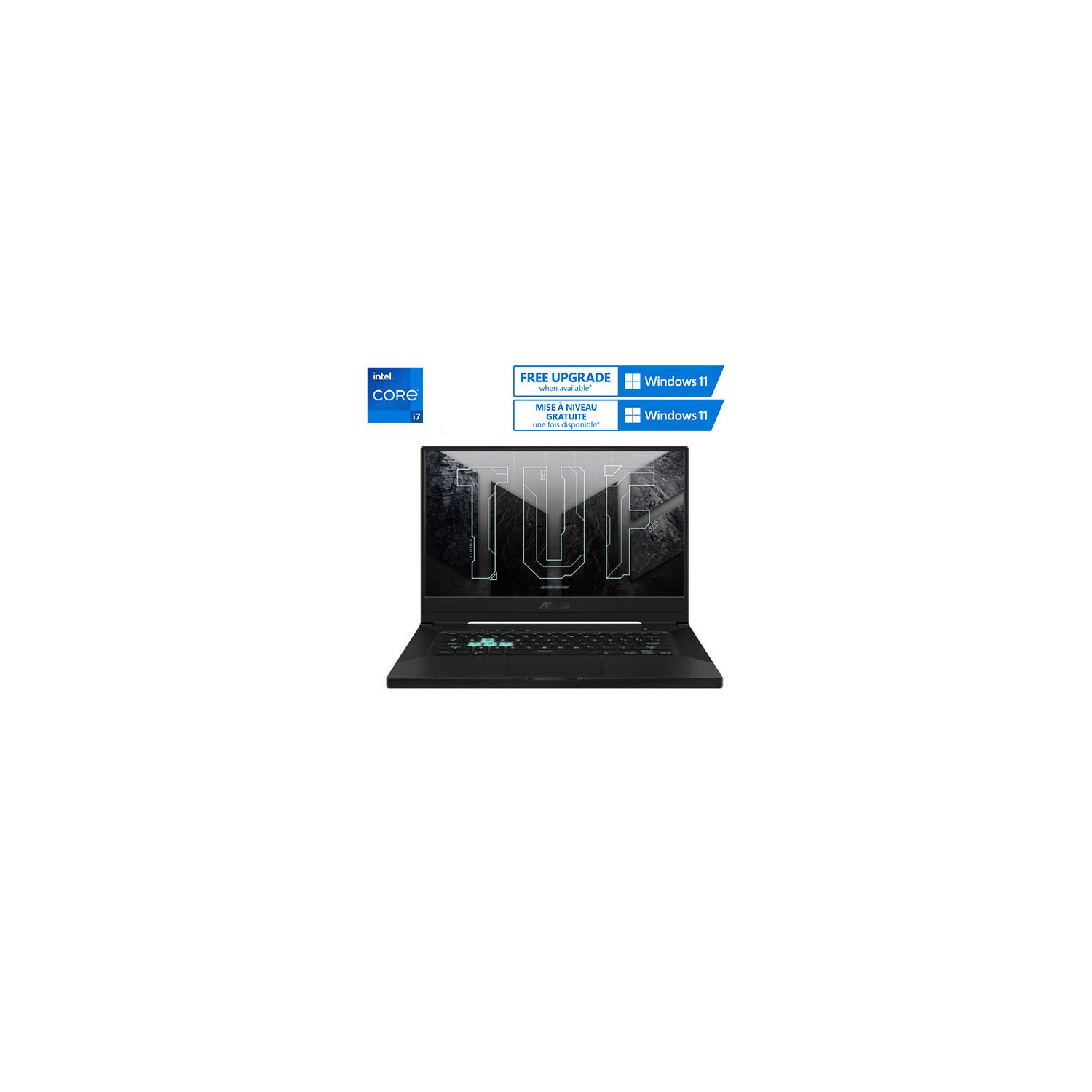 Refurbished (Good) - ASUS TUF Dash 15 15.6" Gaming Laptop - Eclipse Grey (Intel Core i7-11370H/512GB SSD/16GB RAM/RTX 3060)