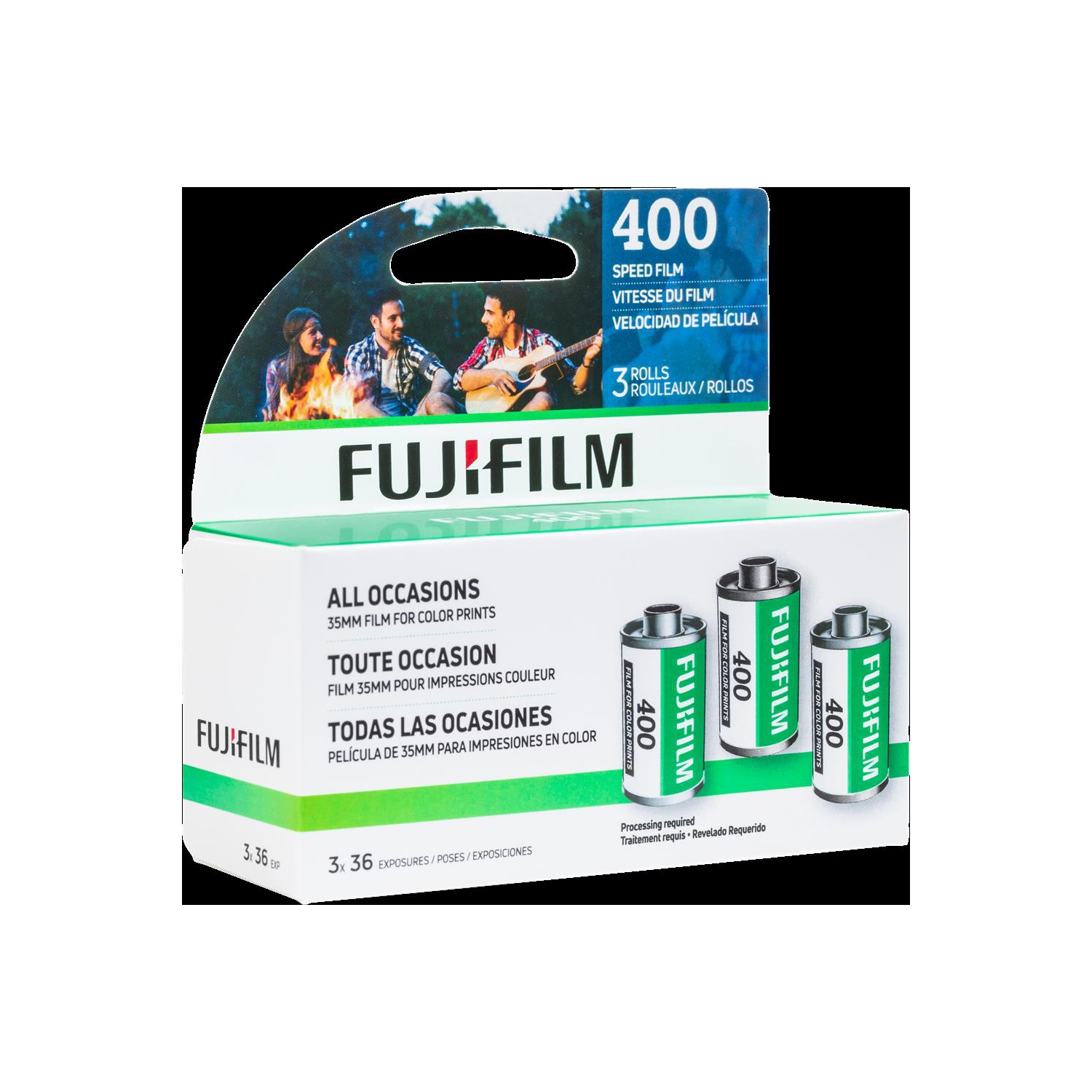 Fujifilm 400ASA 36 Exposure 3pk Film