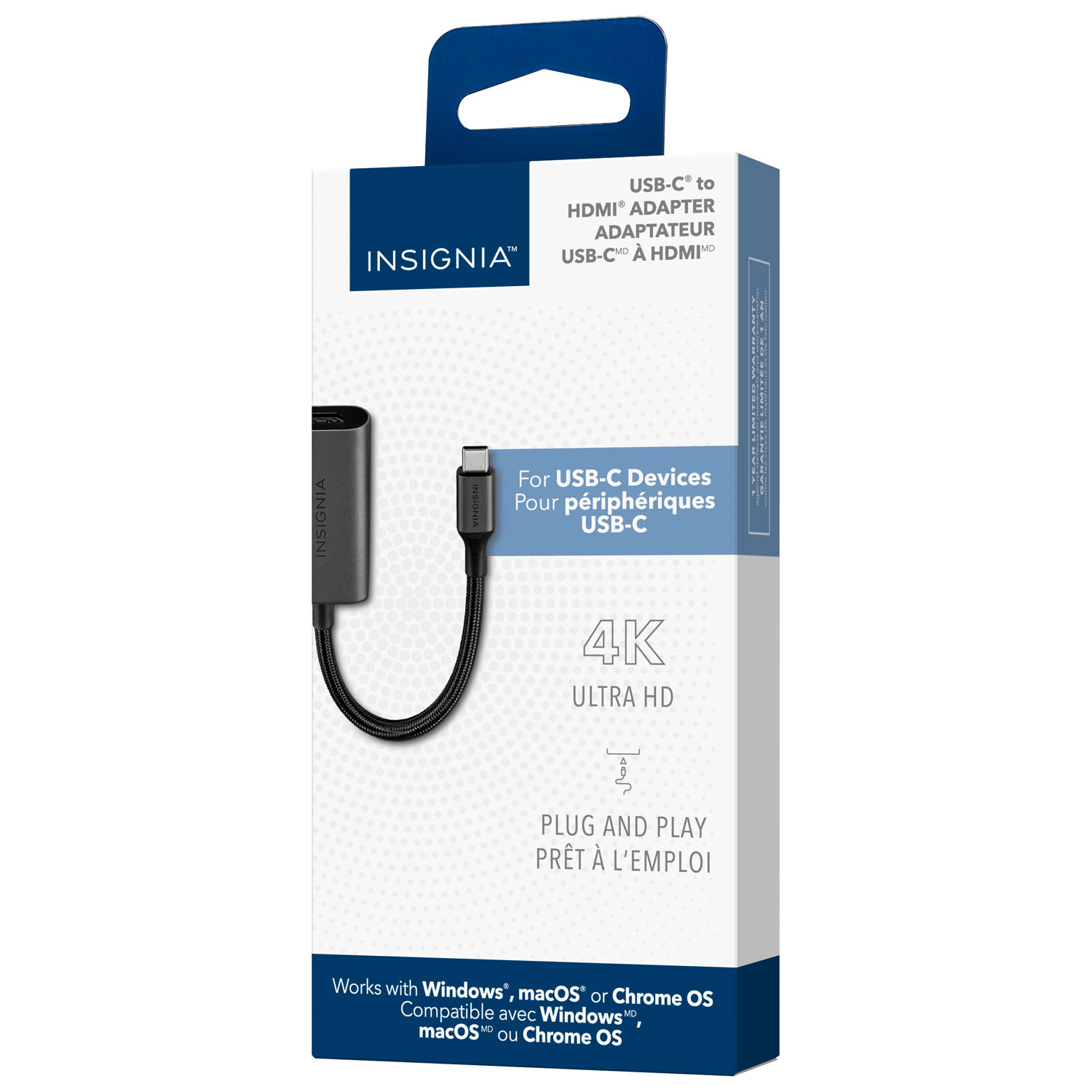 Adaptateur USB-C à HDMI d'Insignia