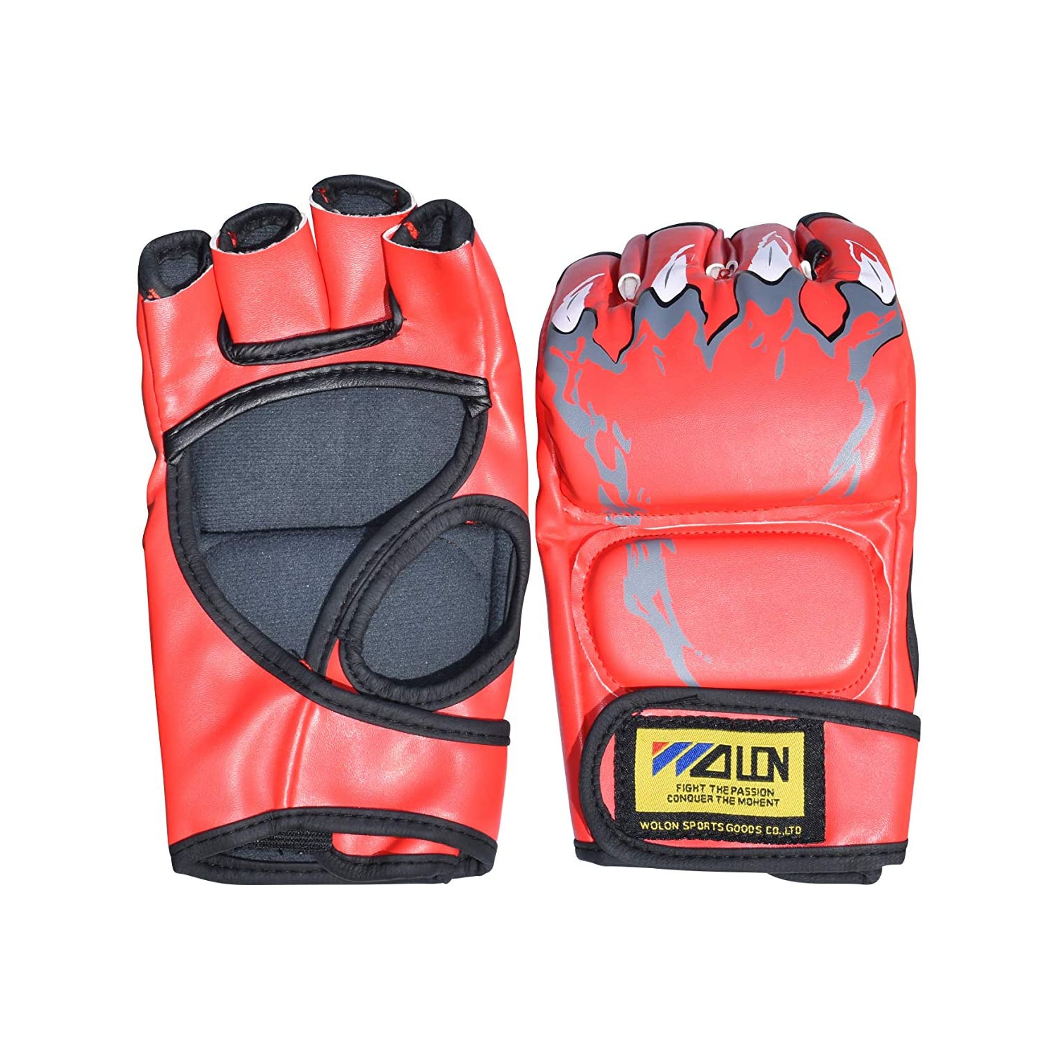 Iron Jack Heavy Bag Punching Bag Unfilled 3 in 1 Full Set, Includes Wall Mount Hanger with Chains, Pair of MMA Gloves, Boxing Bag, for KickBoxing,