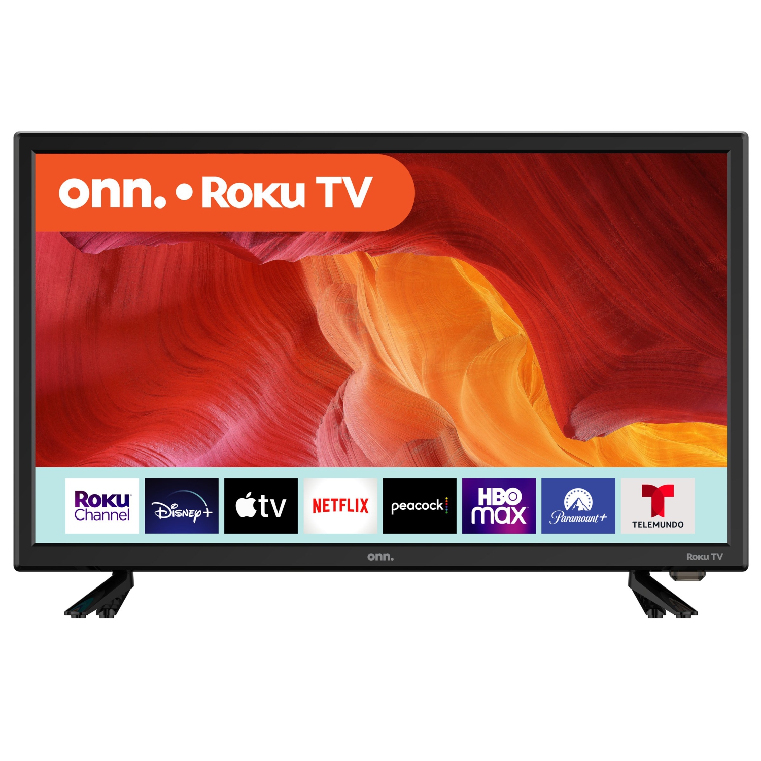 Remis à neuf – ONN. Téléviseur intelligent Roku DEL HD 720p de 24 po (100012590)