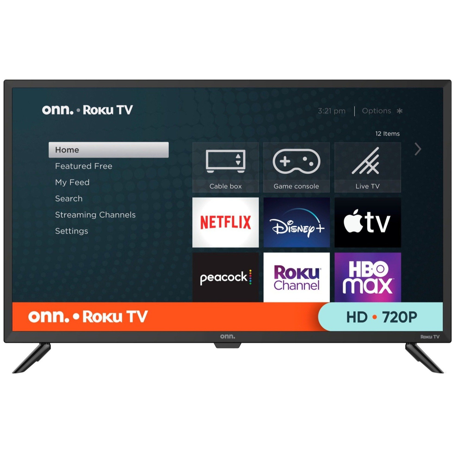 Refurbished (Good) - ONN. 32" Class HD (720P) Roku Smart LED TV (100012589)