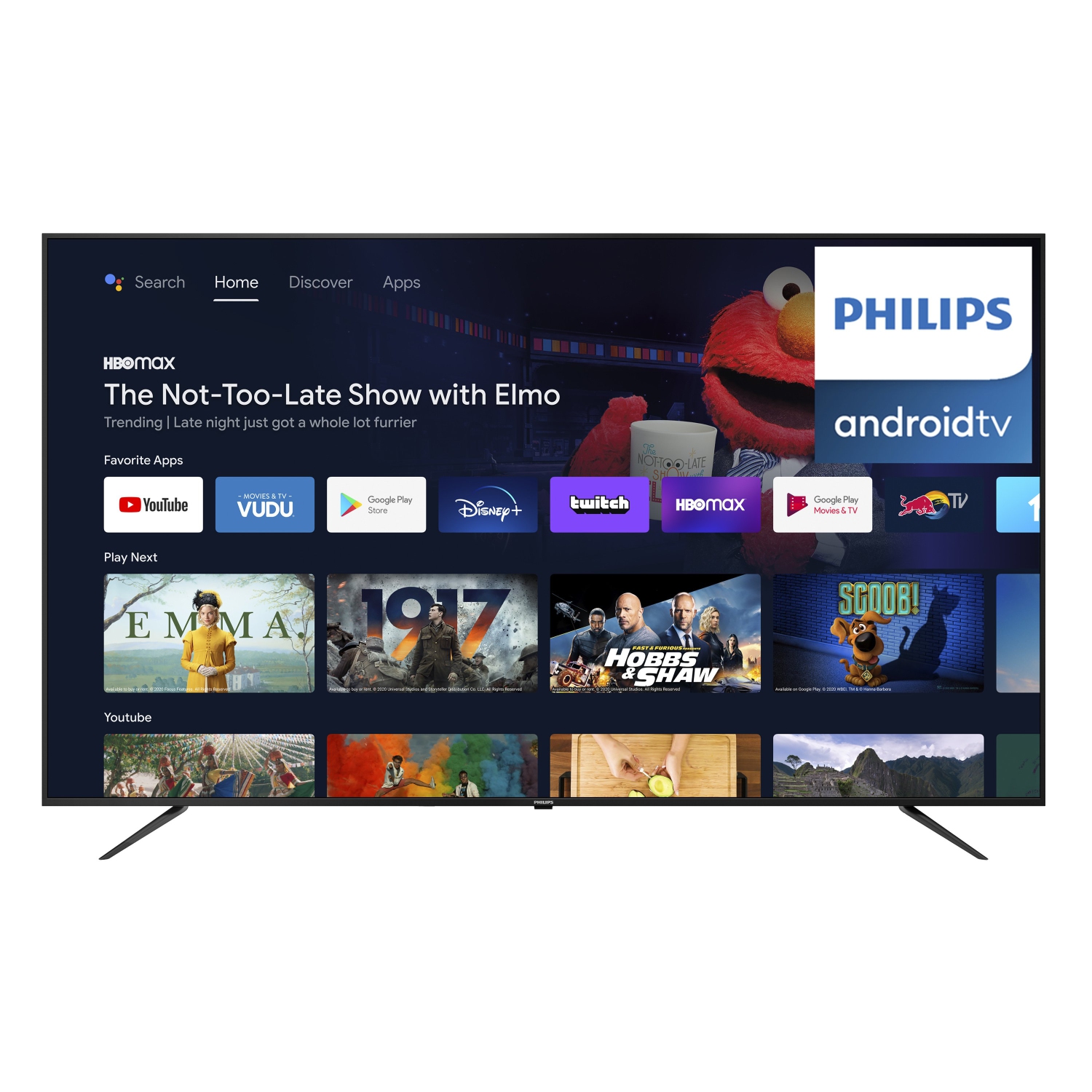 Refurbished (Good) - Philips 75" Class 4K Ultra HD (2160p) Android Smart LED TV with Google Assistant (75PFL5604/F7)