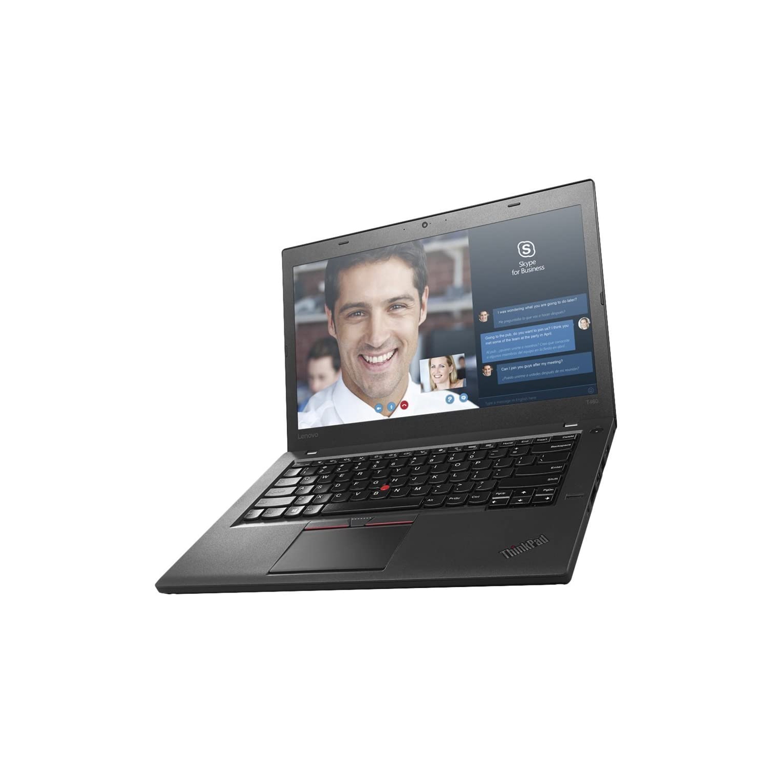 Ordinateur portable professionnel Lenovo Thinkpad T460 : Intel i5-6300U 2,4 GHz, 4 Go de RAM, 240 Go de SSD, écran de 14 pouces, webcam, HDMI, Win 10