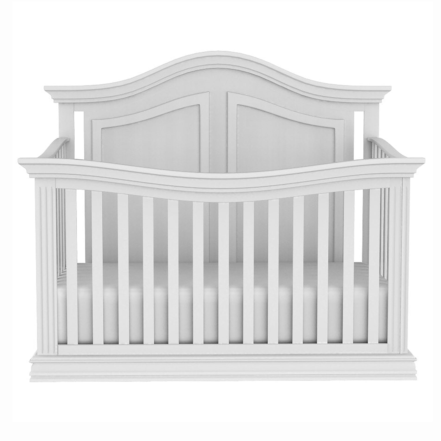 Verona 4 in 1 Baby Crib and Bed, Made in Canada, White