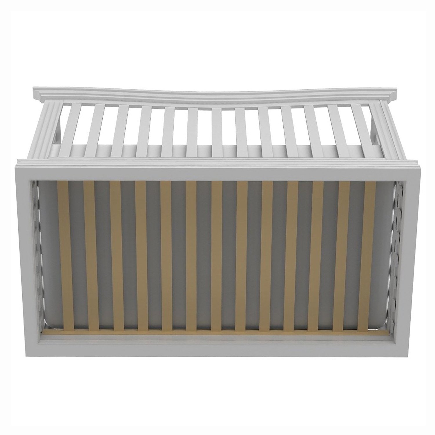 Verona 4 in 1 Baby Crib and Bed, Made in Canada, White