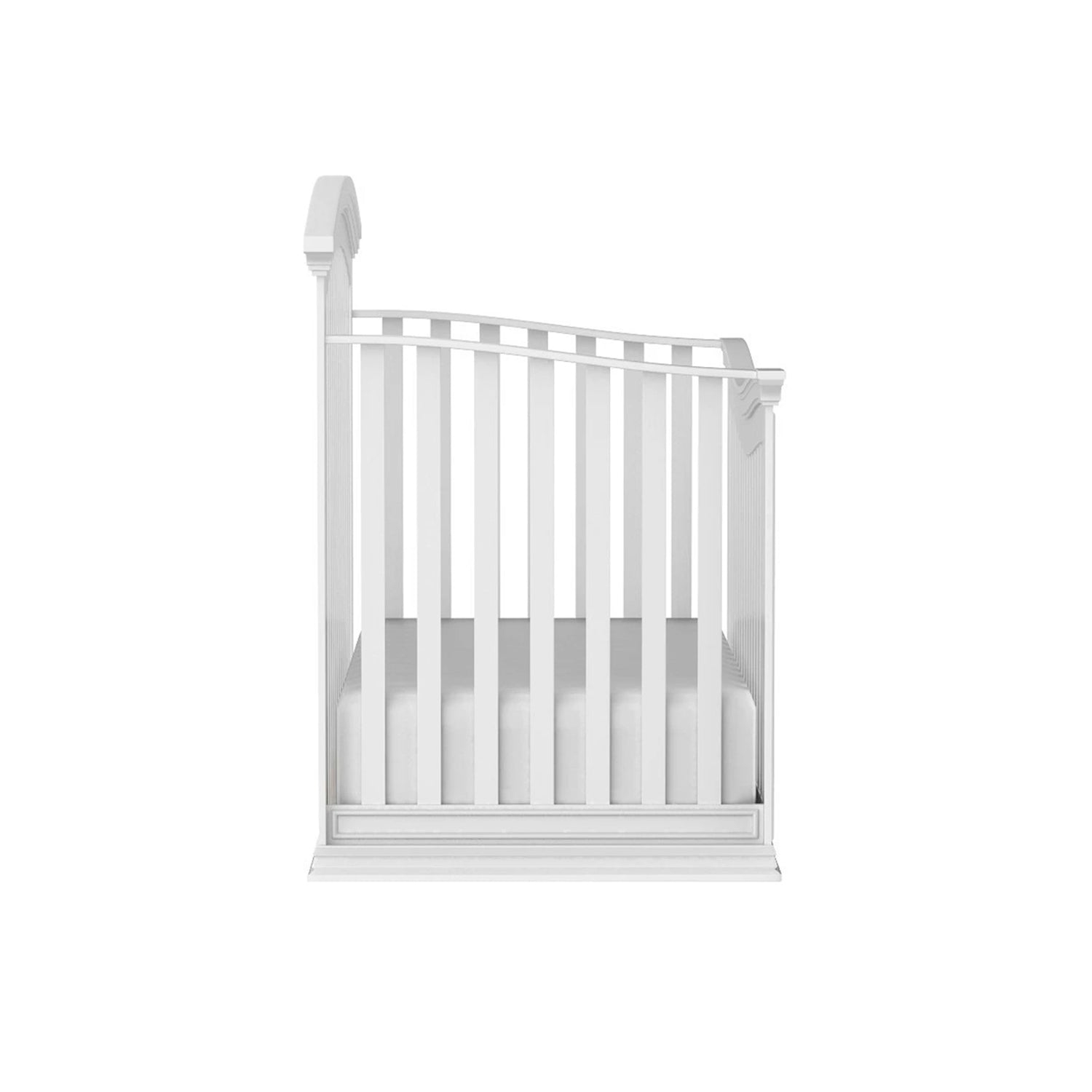 Helena Convertible Premium Baby Crib, White