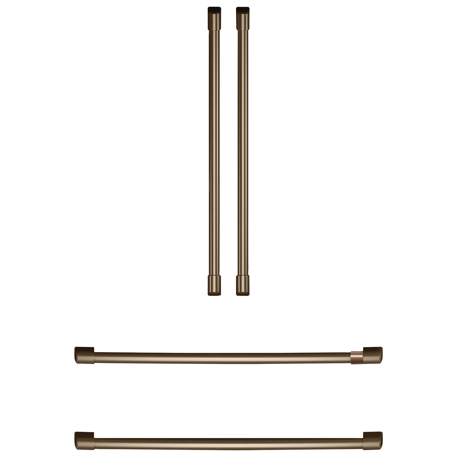 Café Refrigerator Handle Kit - Brushed Bronze