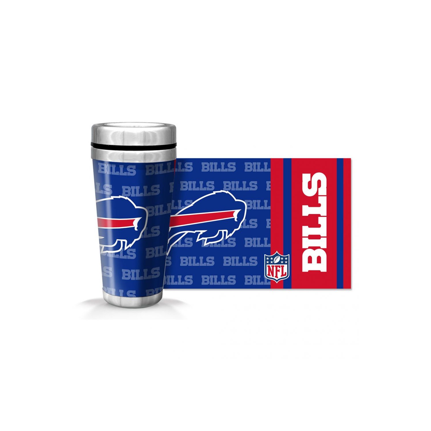 Buffalo Bills Full Wrap Travel Mug