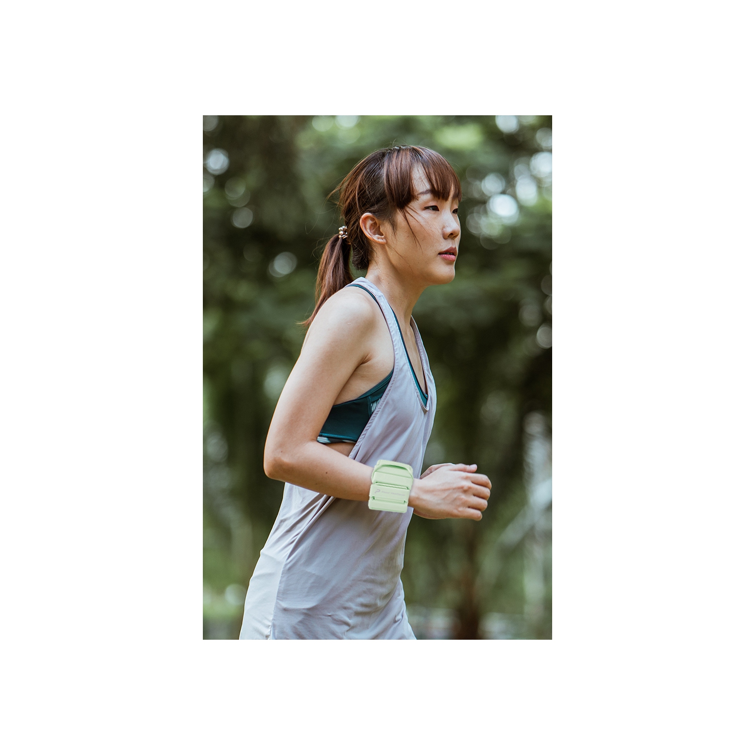 Plus 2 Variable Wrist and Ankle Weights - 1lb Pair- Mint Green