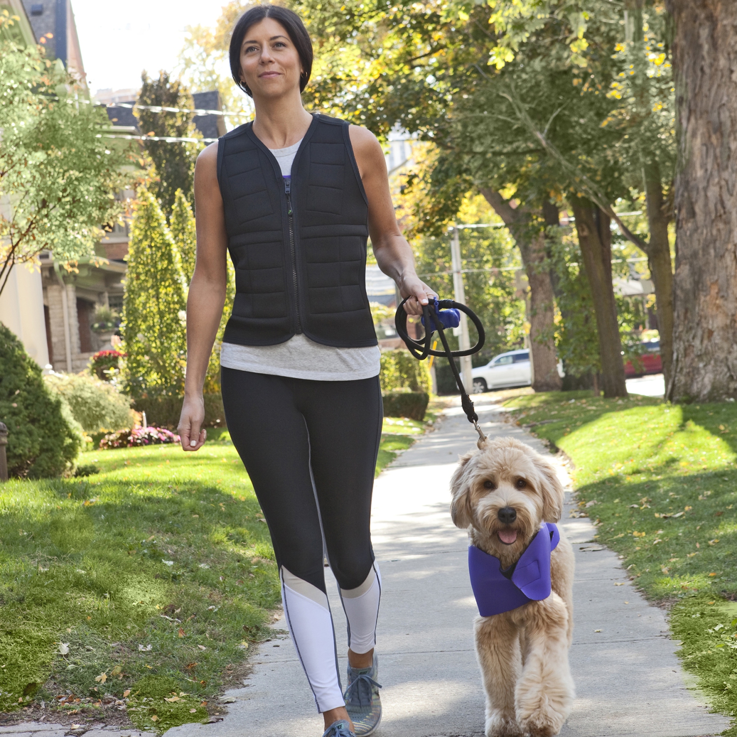 Power Weighted Fitness Vest: Unisex Medium - Includes 10 lbs. of 8 oz weights - Customer Voted 'Most Comfortable'