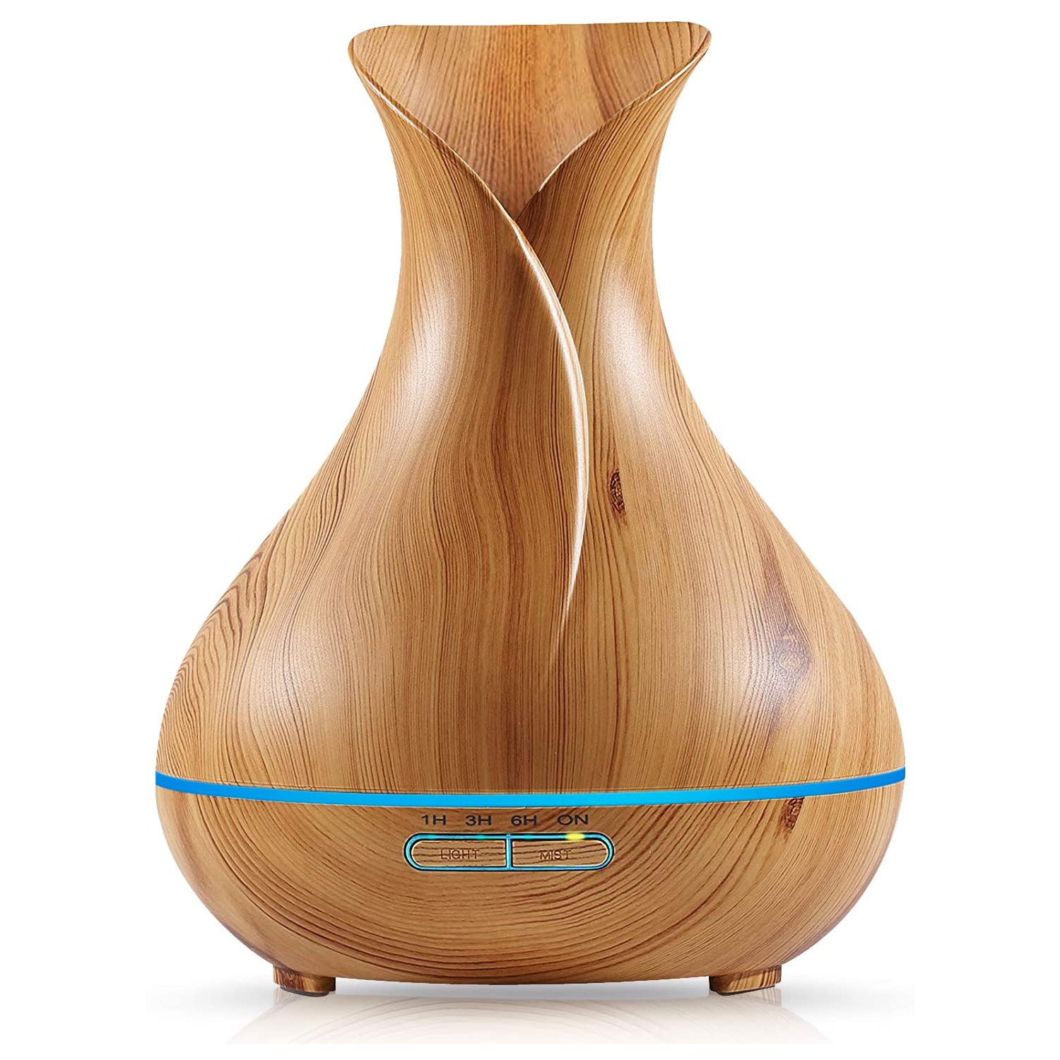 550ml Aroma Diffuser with Remote Control Aromatherapy Ultrasonic Cool Mist Humidifier Essential Oil Diffuser 7 Color LED Change for Office Home