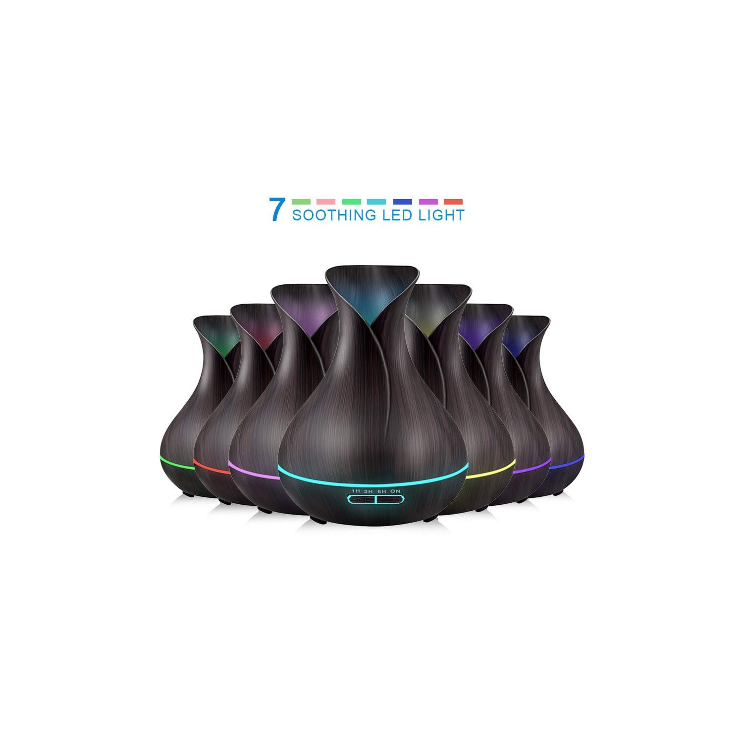 AROMATHERAPY-550 ml essential oil Diffuser with Remote control for Home, Office, Bedroom, Living Room, Study, Yoga Quiet Cool Mist Humidifier. 7