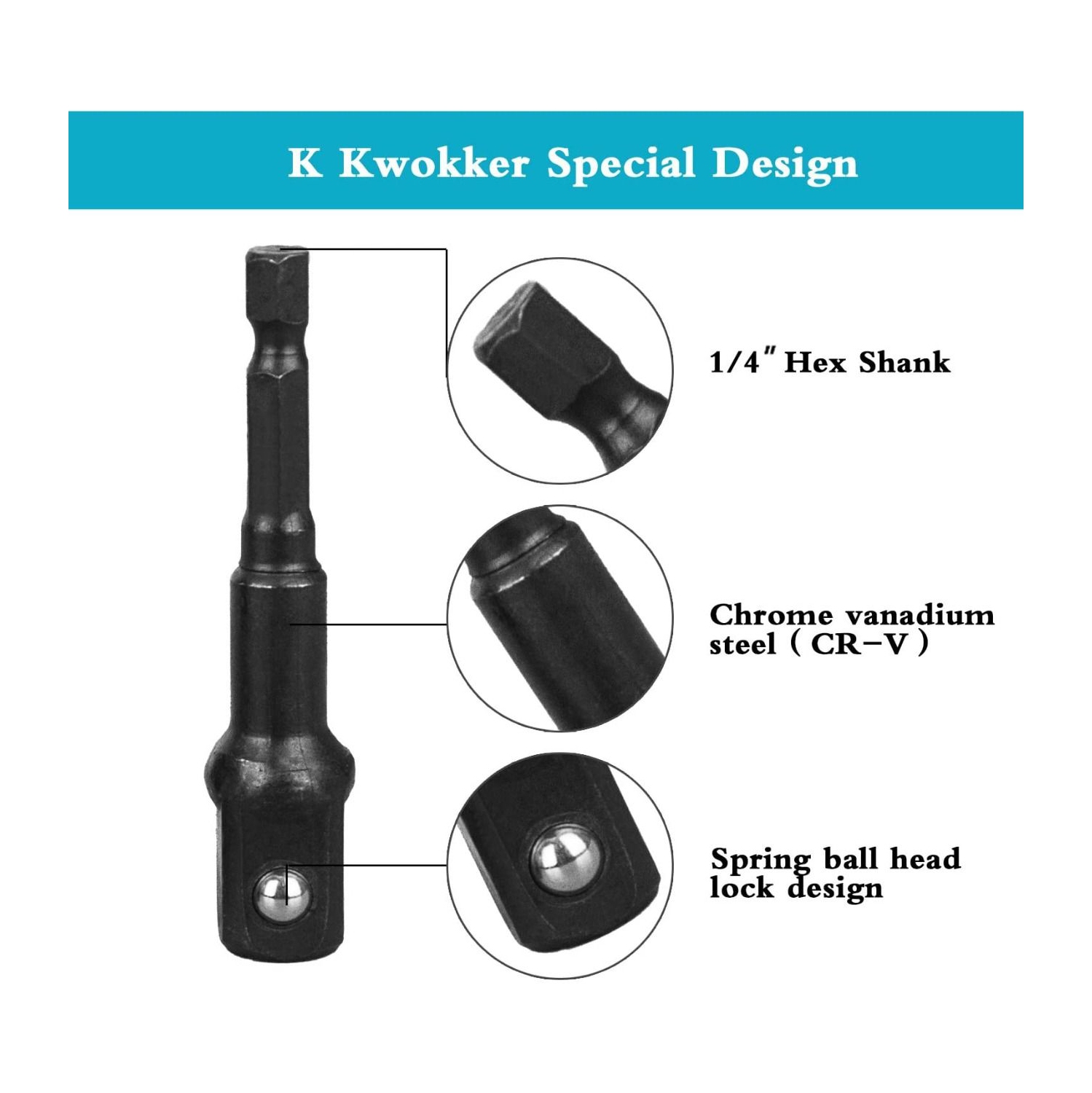 ISTAR – Adaptateur pour douille de perceuse, adaptateur de douille