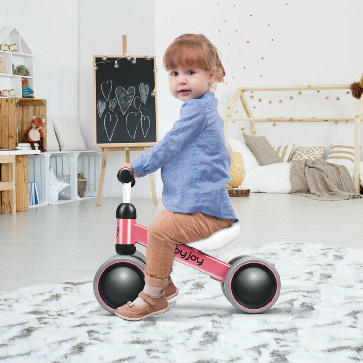 KaZAM Lightweight Safe & Comfortable Mini Ride On Toddler Trike Open Box Pink 