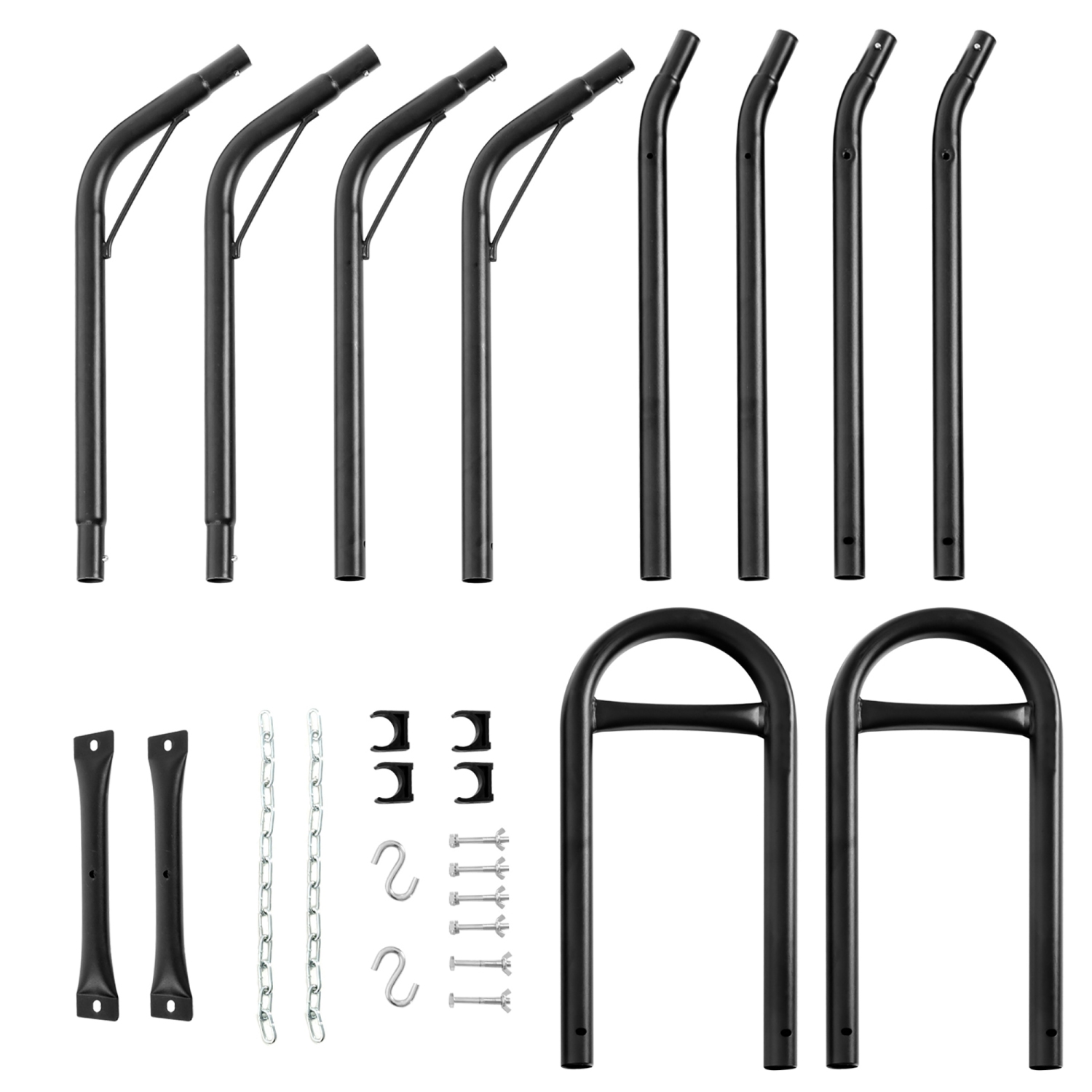 Costway 9ft Hammock Stand,Heavy-Duty Steel Hammock w/ 2 Chains & 2 S-hooks