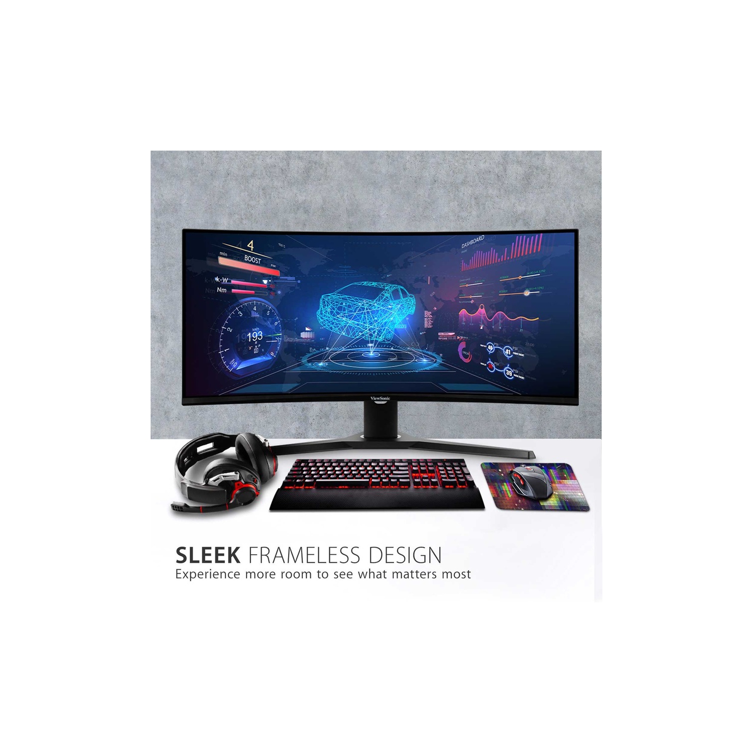 Moniteur LED VX3418-2KPC VX3418-2KPC de ViewSonic