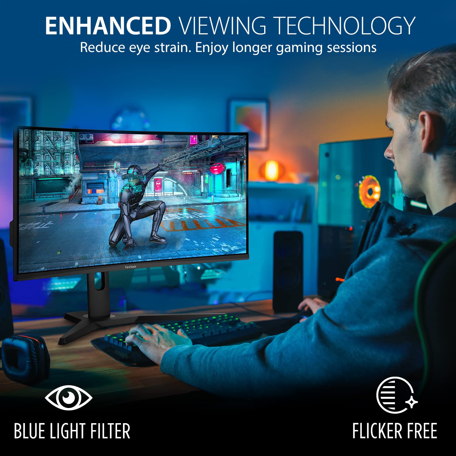 Moniteur LED VX3418-2KPC VX3418-2KPC de ViewSonic