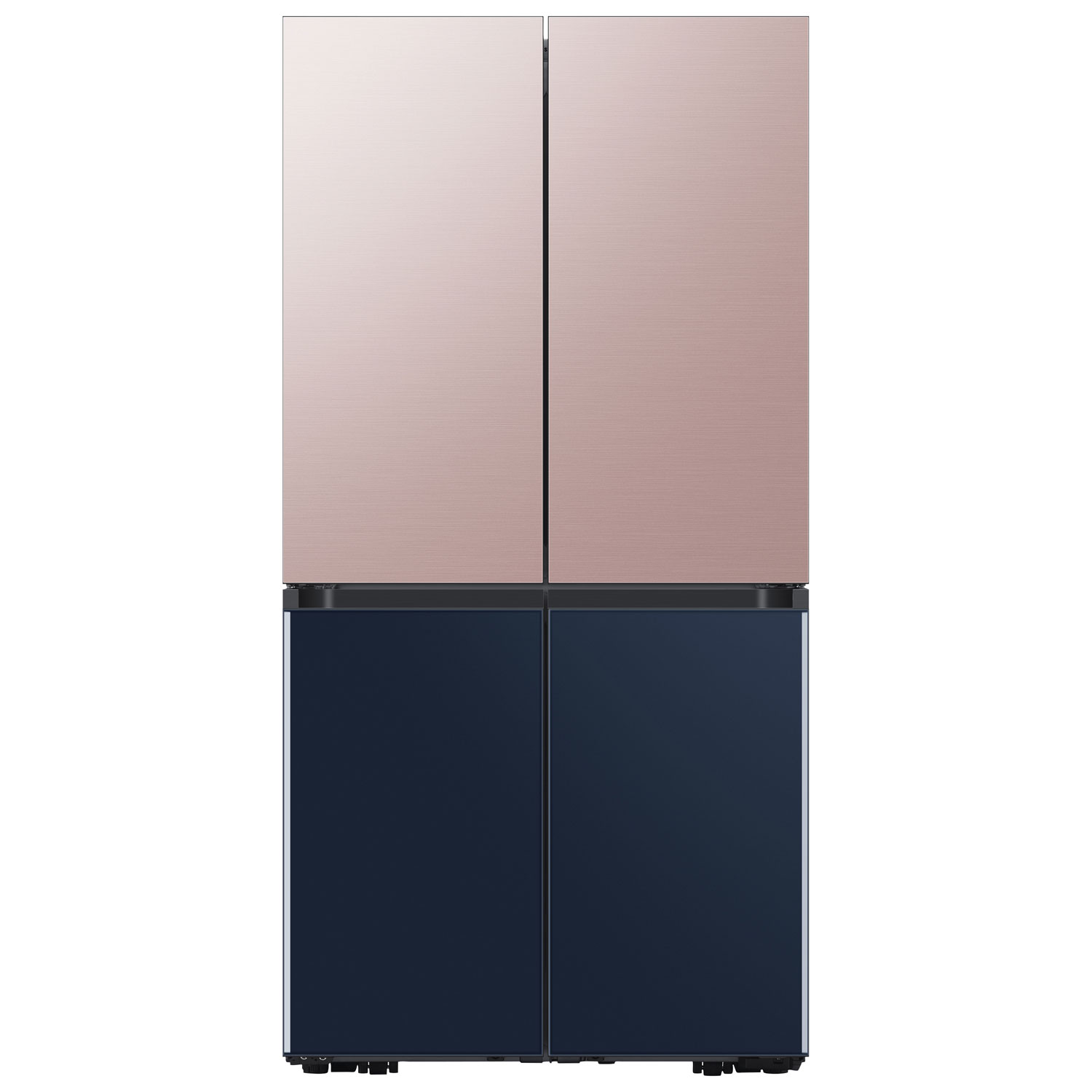 Réfrigérateur à 4 portes polyvalent de 22,8 pi³ et de 36 po BESPOKE de Samsung - Compatible panneaux personnalisés