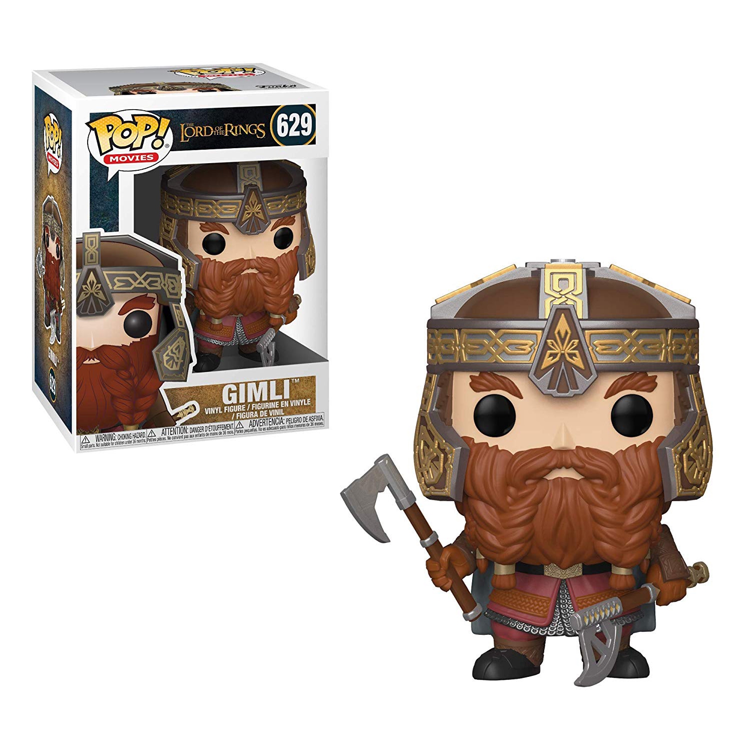 Pop Movies 3.75 Inch Action Figure Lord Of The Rings - Gimli #629