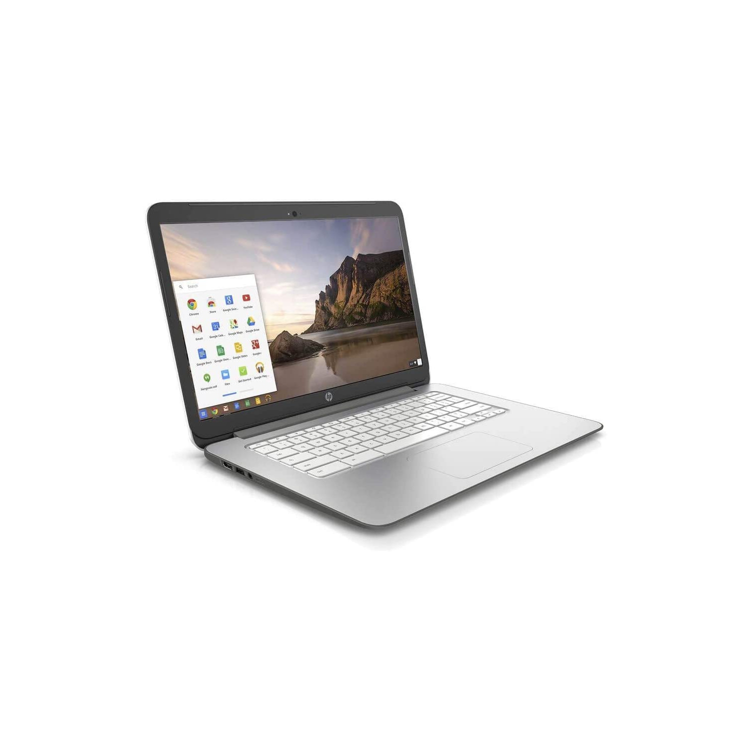 Remis à neuf - Chromebook 11 G2 de 11.6 po de HP (Exynos 5250 de Samsung/RAM 2 Go/SSD 16 Go) clavier QWERTY américain - Argenté/Noir