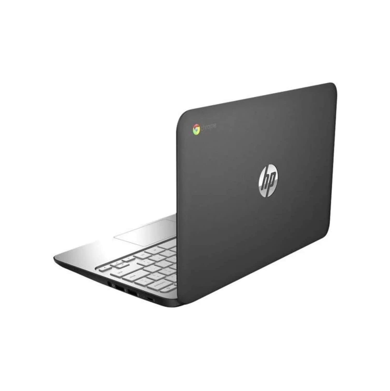 Remis à neuf - Chromebook 11 G2 de 11.6 po de HP (Exynos 5250 de Samsung/RAM 2 Go/SSD 16 Go) clavier QWERTY américain - Argenté/Noir