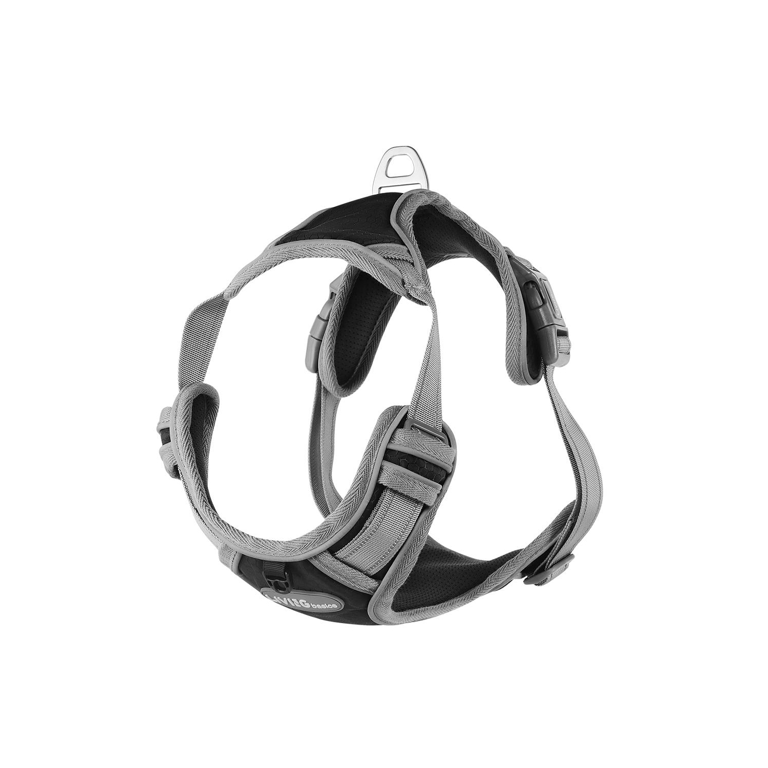 Dog Harness No-Pull Harness Adjustable Outdoor 3M Reflective Oxford Material Vest,XL - LIVINGbasics™