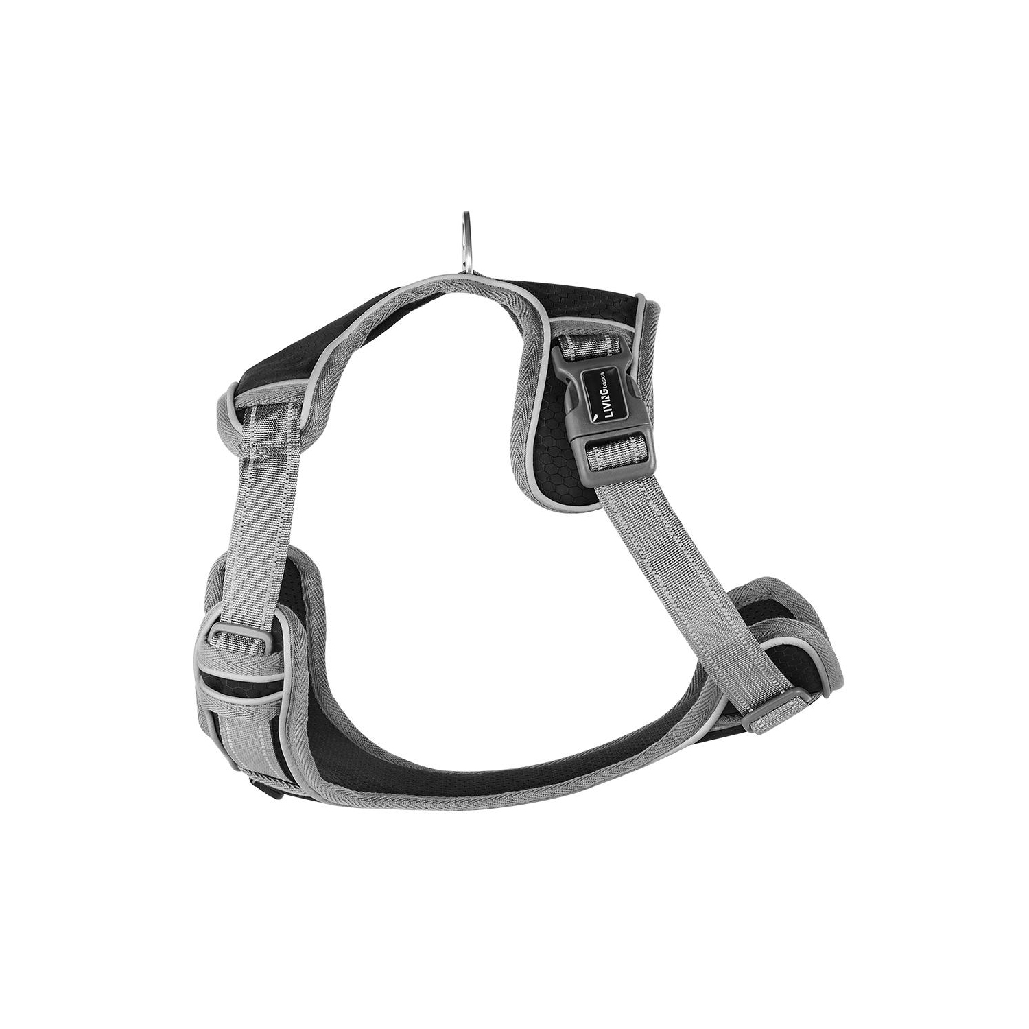 Dog Harness No-Pull Harness Adjustable Outdoor 3M Reflective Oxford Material Vest,XL - LIVINGbasics™