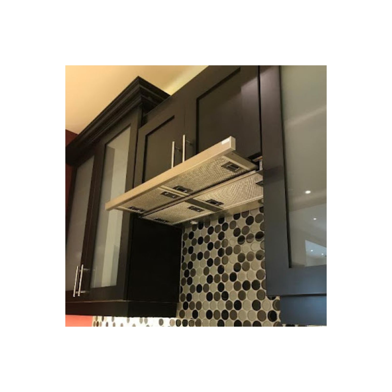 Hotte de Cuisine Encastrable, équipée de Lumières DEL, 30", 300 PCM Filtres à Chicanes - Acier inoxydable par Cyclone