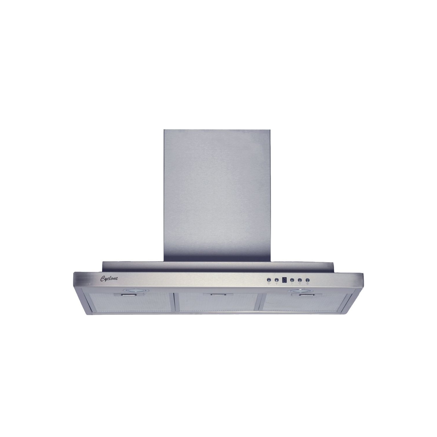 Cyclone 36" 550 CFM LED lights Wall Mount Range Hood - Stainless Steel