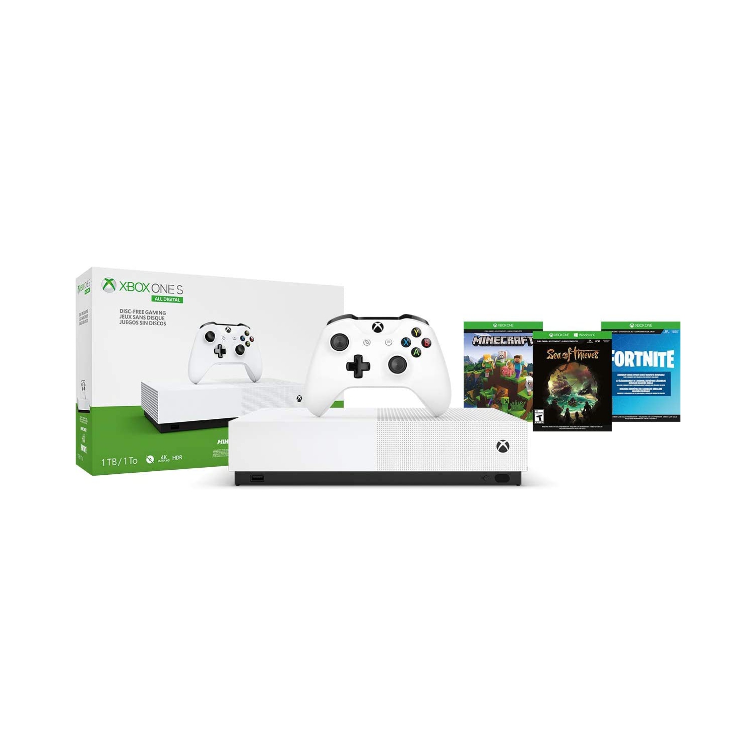 Xbox One S 1TB - All-Digital Edition Console - Open Box | Best Buy