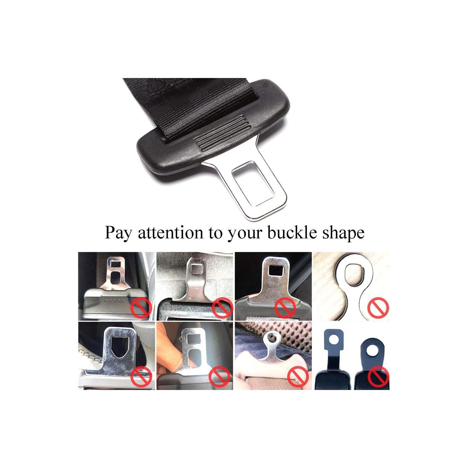 ISTAR Car Auto Seat Belt Safety Belt Extender Extension Buckle