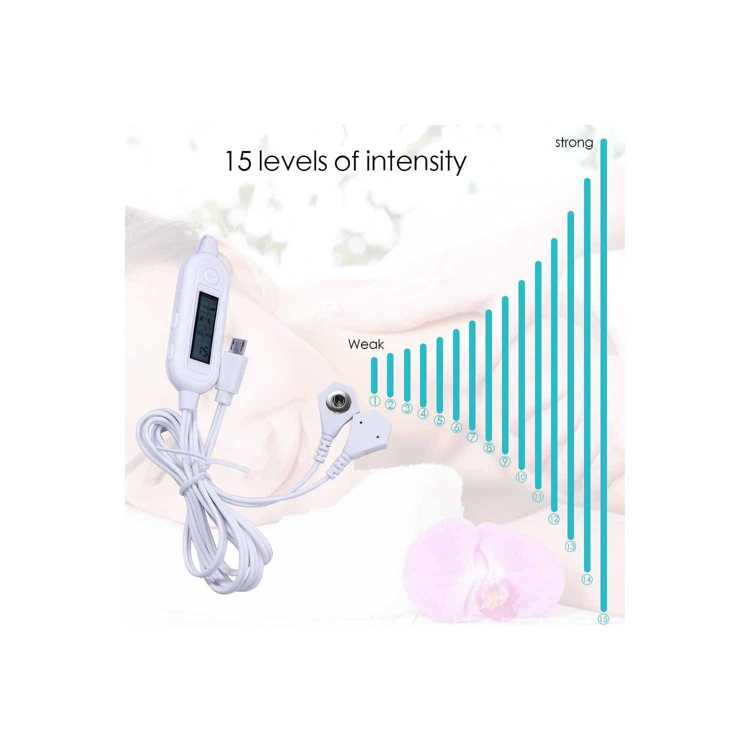 ISTAR Portable Mini Tens Massager Pulse Body Massager Mobile Phone Control EMS Muscle Stimulator Electric Acupuncture Therapy Machine